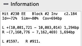 2d-hit information