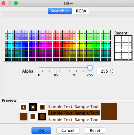 Change Colors