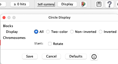 CE circle display