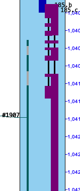 Hit overlaps two genes